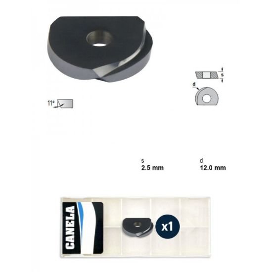 Picture of Canela Tool HPR12TL20 Milling Insert Ball Mill TiAIN